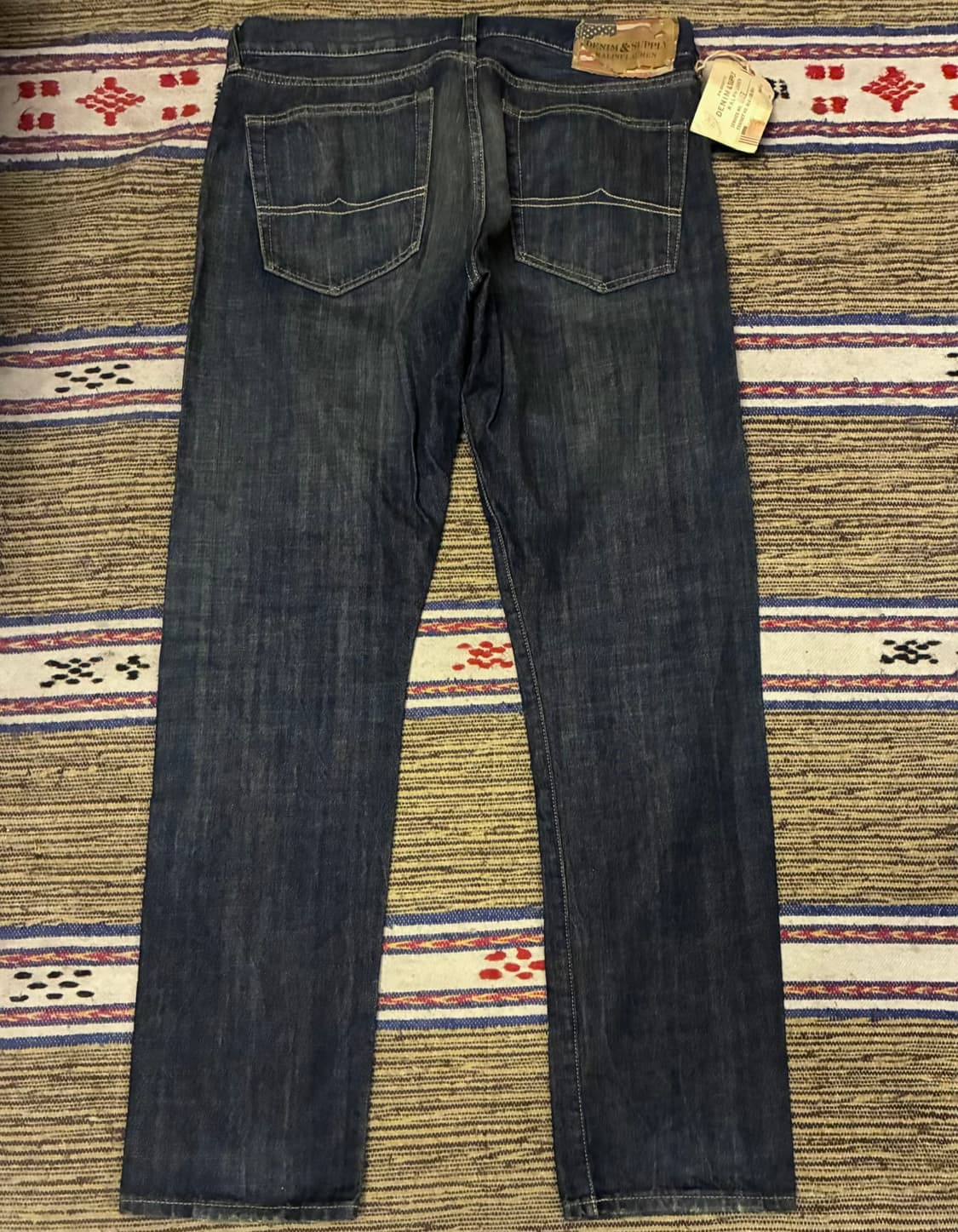 (32~34)데님앤서플라이 랄프로렌 카모포켓 워싱 데님 청바지 rrl 상품이미지6