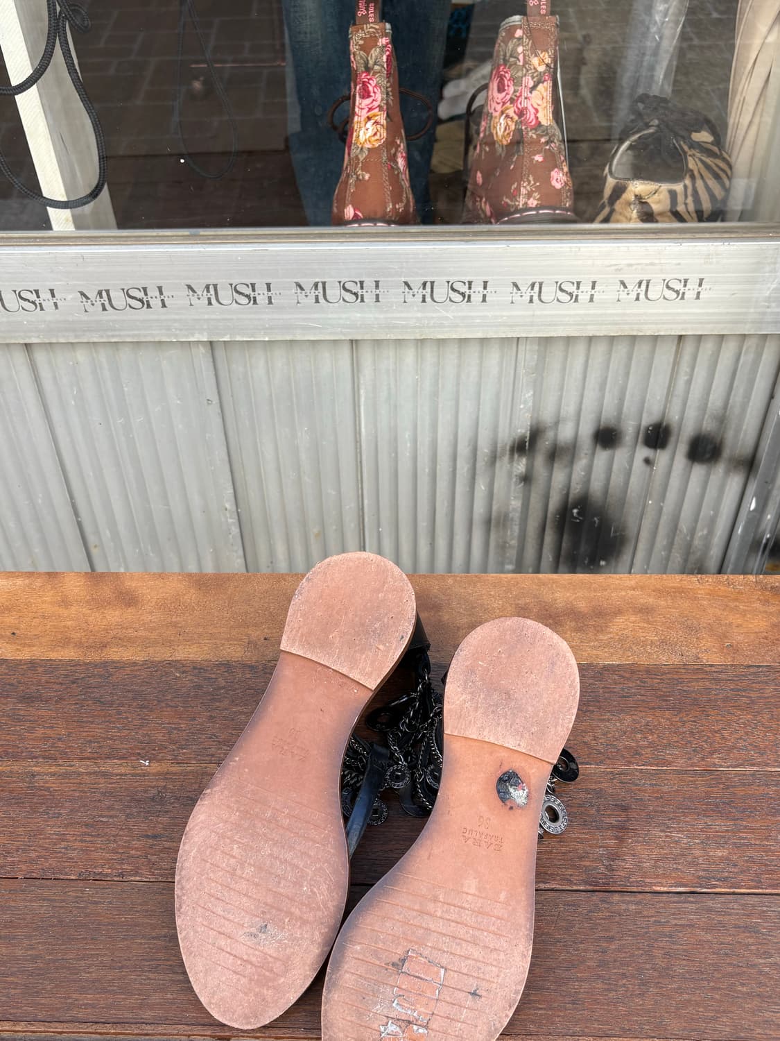 Zara 보헤미안 무드 플립플랍 샌들 상품이미지3