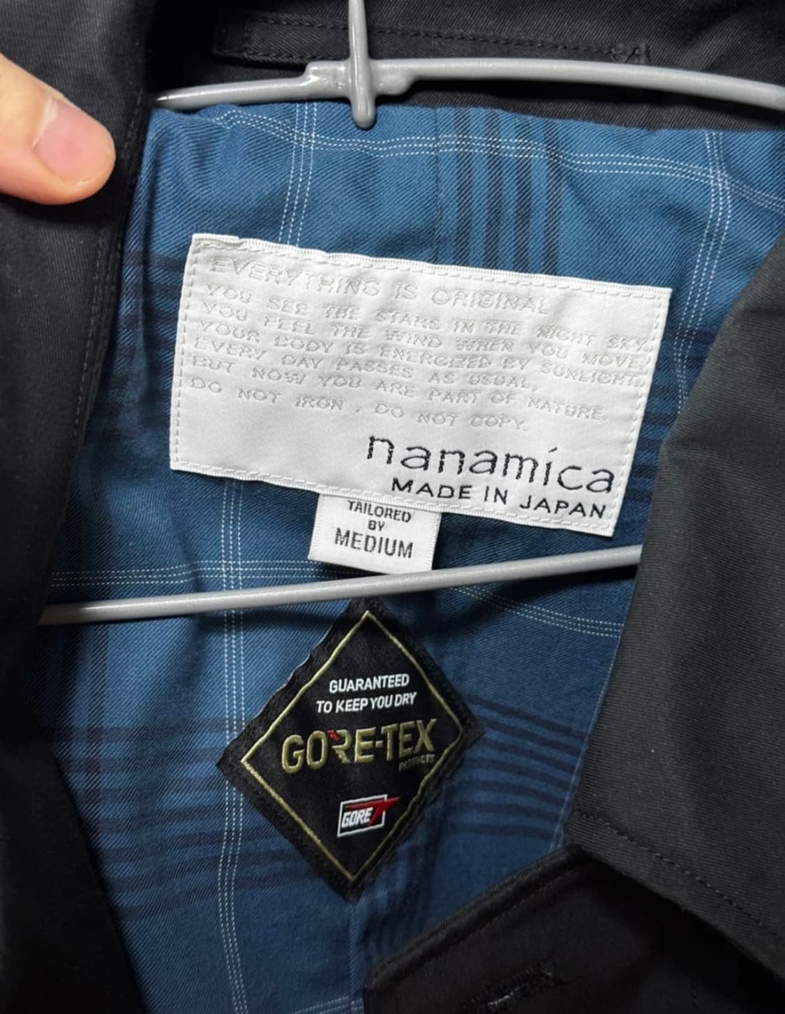 나나미카 고어텍스 발마칸 블랙 M 상품이미지2