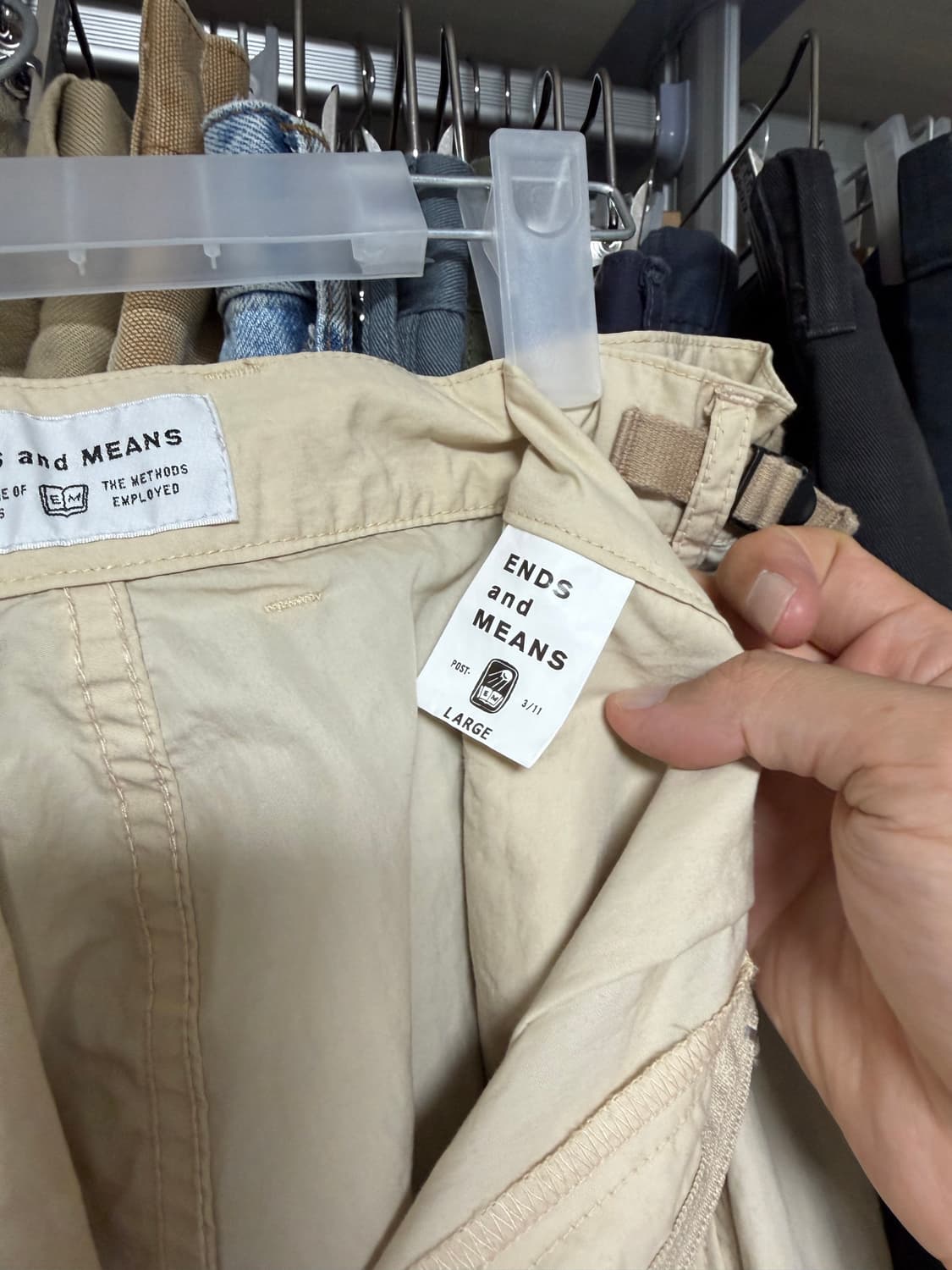 앤즈엔드민즈 퍼티그 팬츠 L 상품이미지4