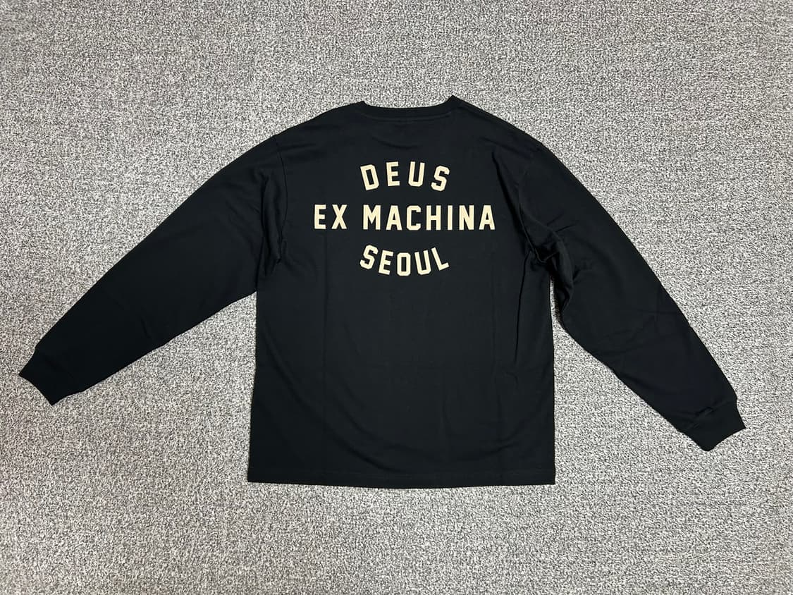 데우스 엑스 마키나 롱슬리브 블랙 Msize 포장지(O) 상품이미지2