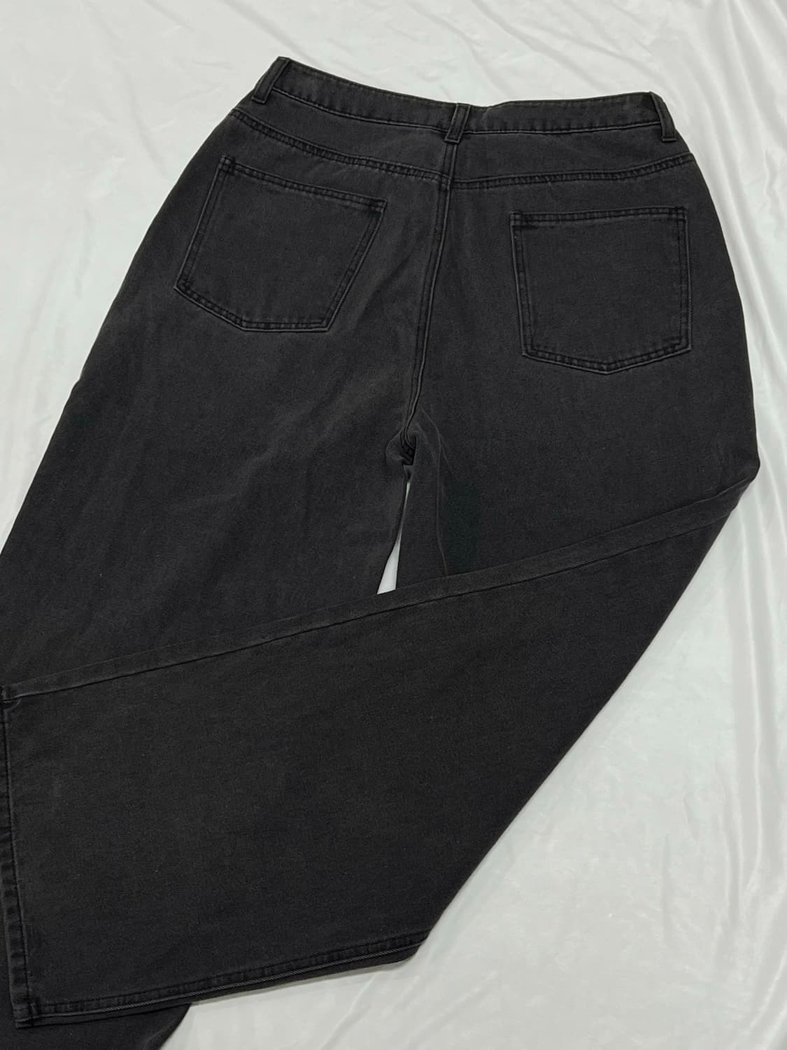 (S) 리메인세컨드 흑청 와이드 데님 팬츠 상품이미지4