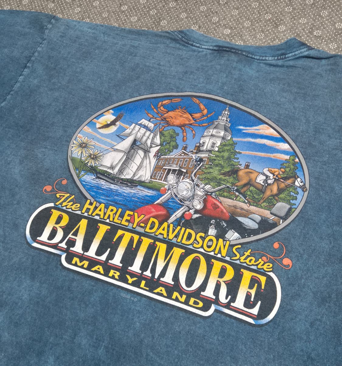 [XL]00s US Made 할리데이비슨 볼티모어 -356 상품이미지4