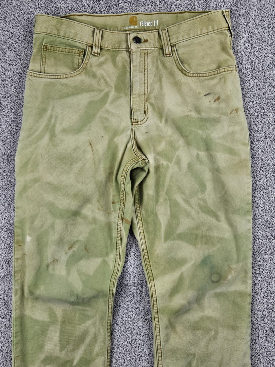 칼하트 카펜터 다잉 워시드 커스텀 워크팬츠 (32 X 32) / 9987 상품이미지5