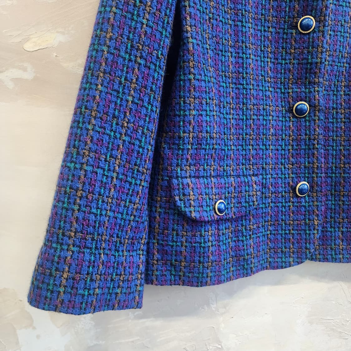 일본빈티지 울 트위드 자켓 상품이미지3