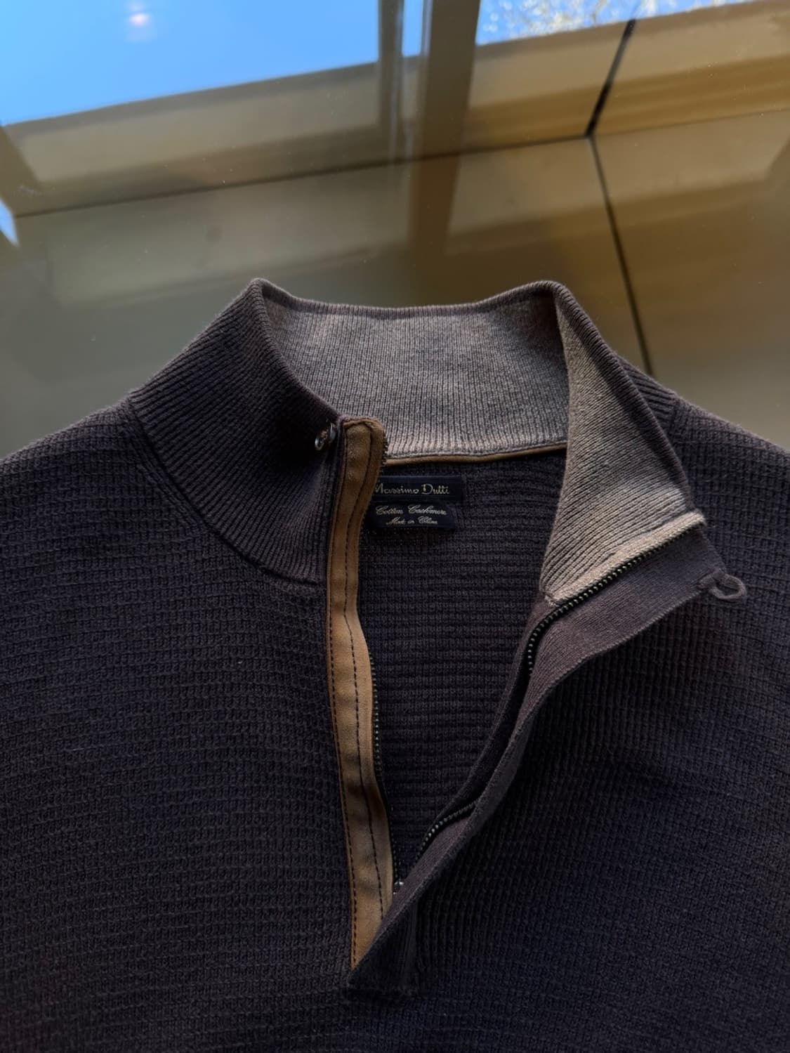 마시모두티 짚업 니트 100 상품이미지7