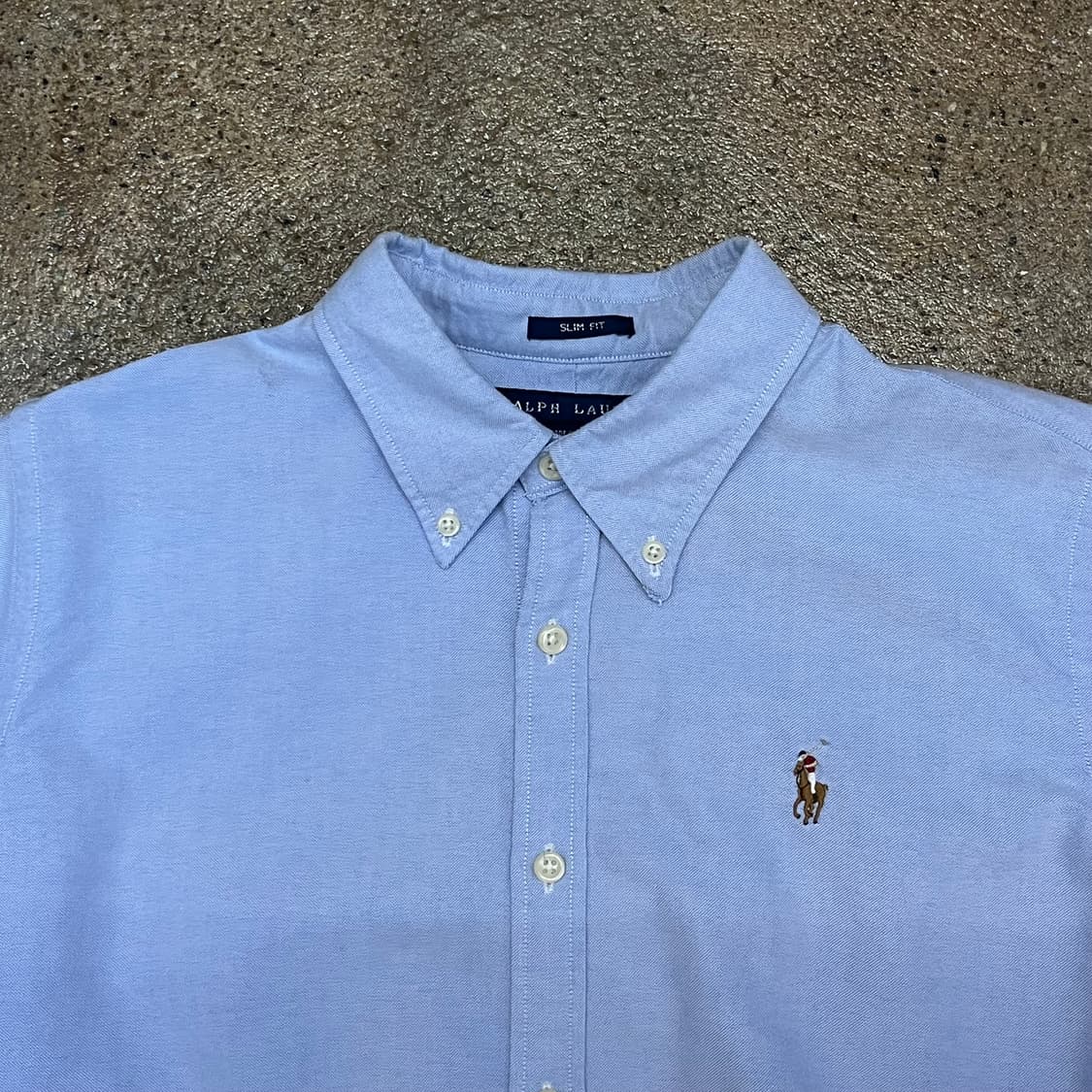 미국 빈티지 폴로 랄프로렌 슬림핏 옥스포드 셔츠 상품이미지3