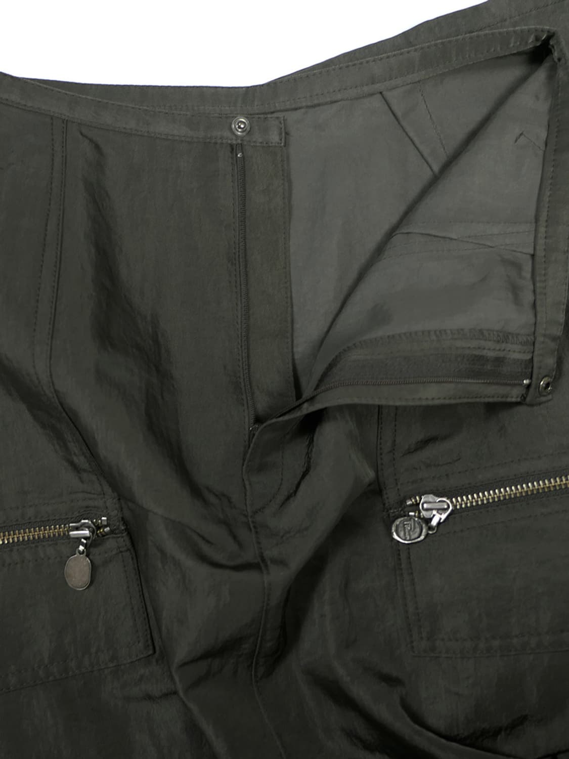 Hiroko Koshino zip pocket long skirt 상품이미지5