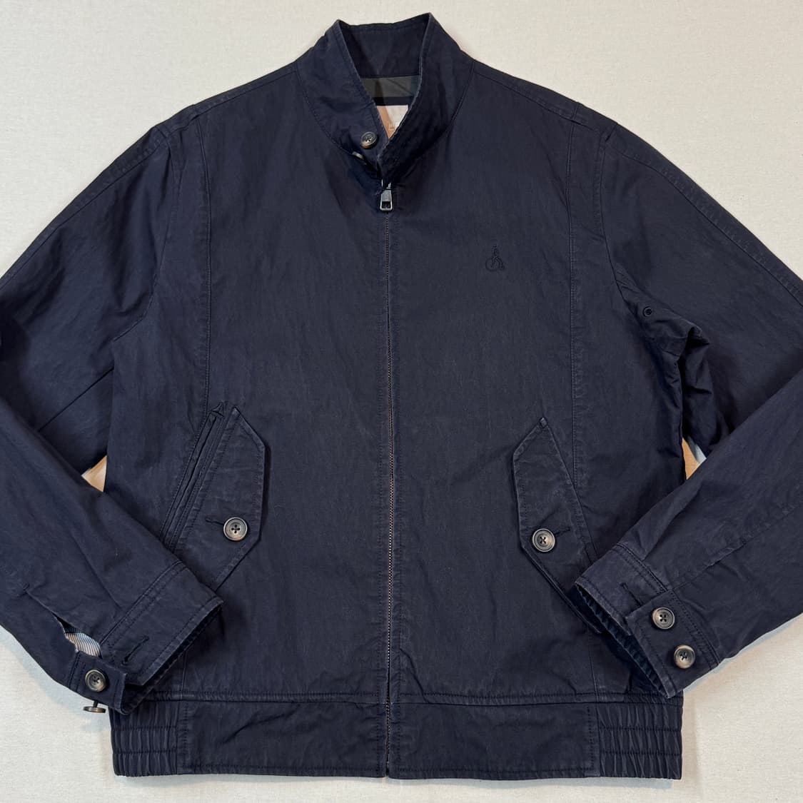 L) 빈폴 네이비 솔리드 해링턴 자켓 상품이미지2