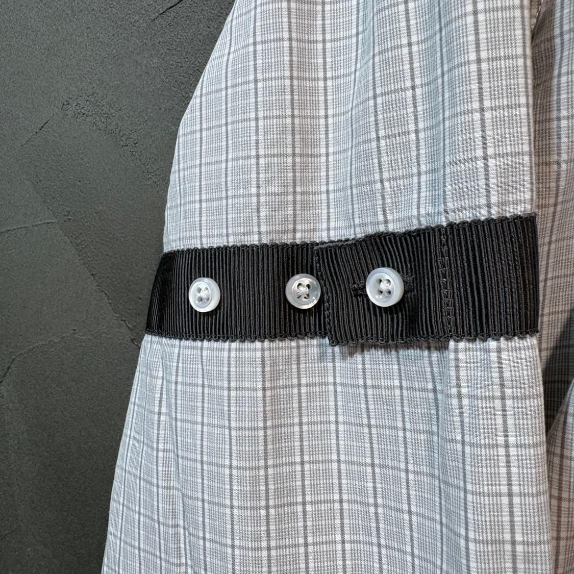[2] THOM BROWNE 톰브라운 체크 셔츠 상품이미지3