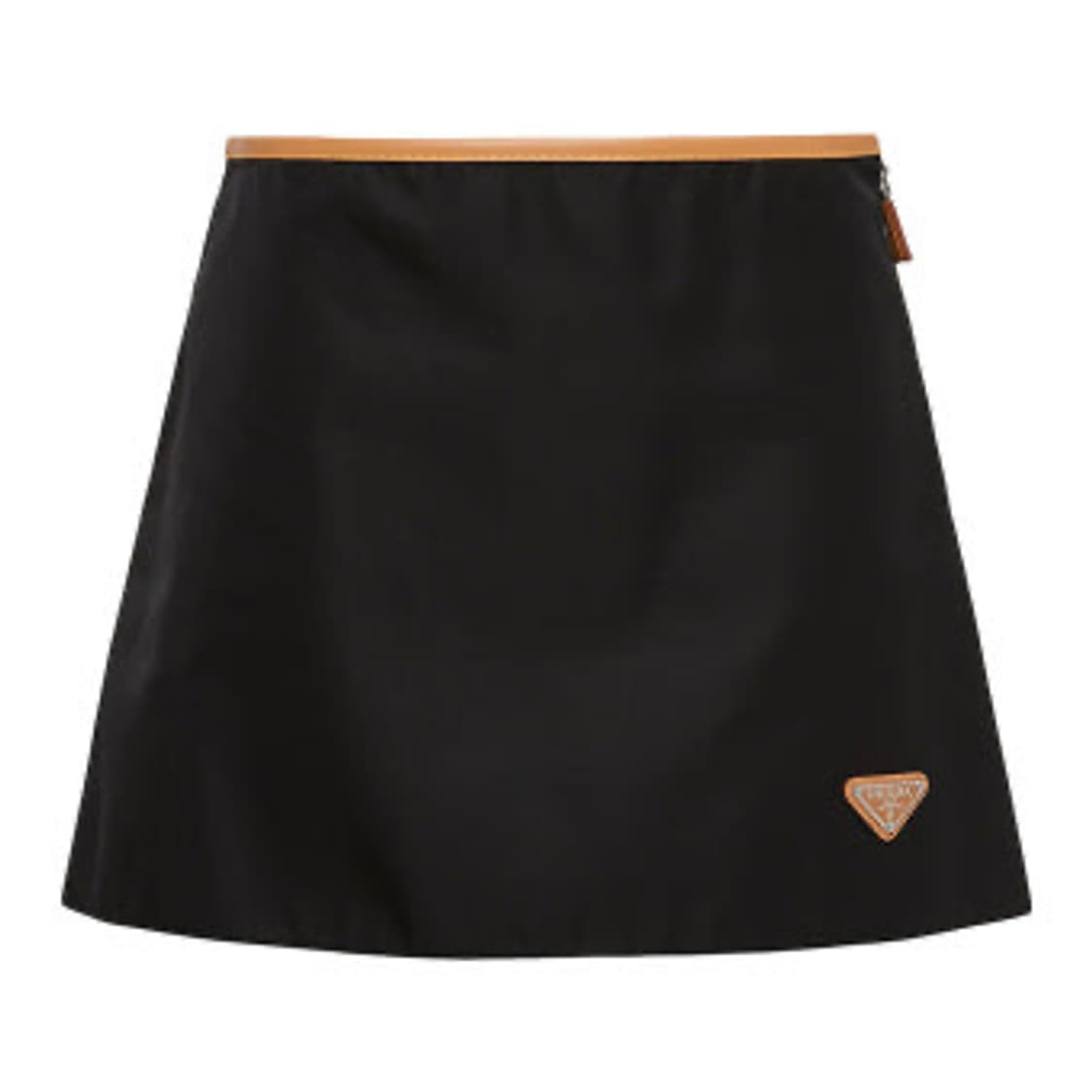 [미개봉새상품,정가200만원대] 프라다 리나일론 레더 스커트 상품이미지1