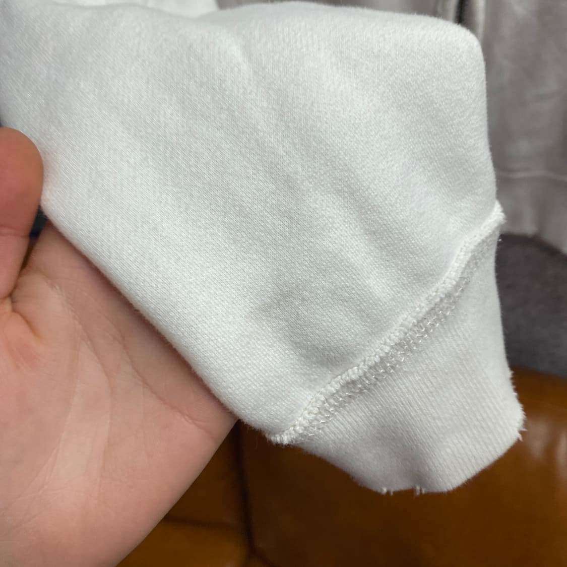 아베크롬비 y2k 아치로고 화이트 후드집업 B4698 상품이미지7