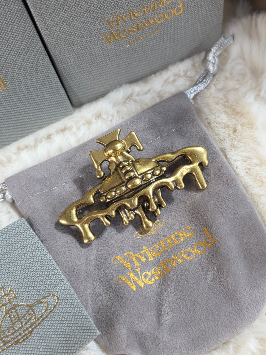 빈티지 유령 엔틱 비비안웨스트우드 브로치 상품이미지2