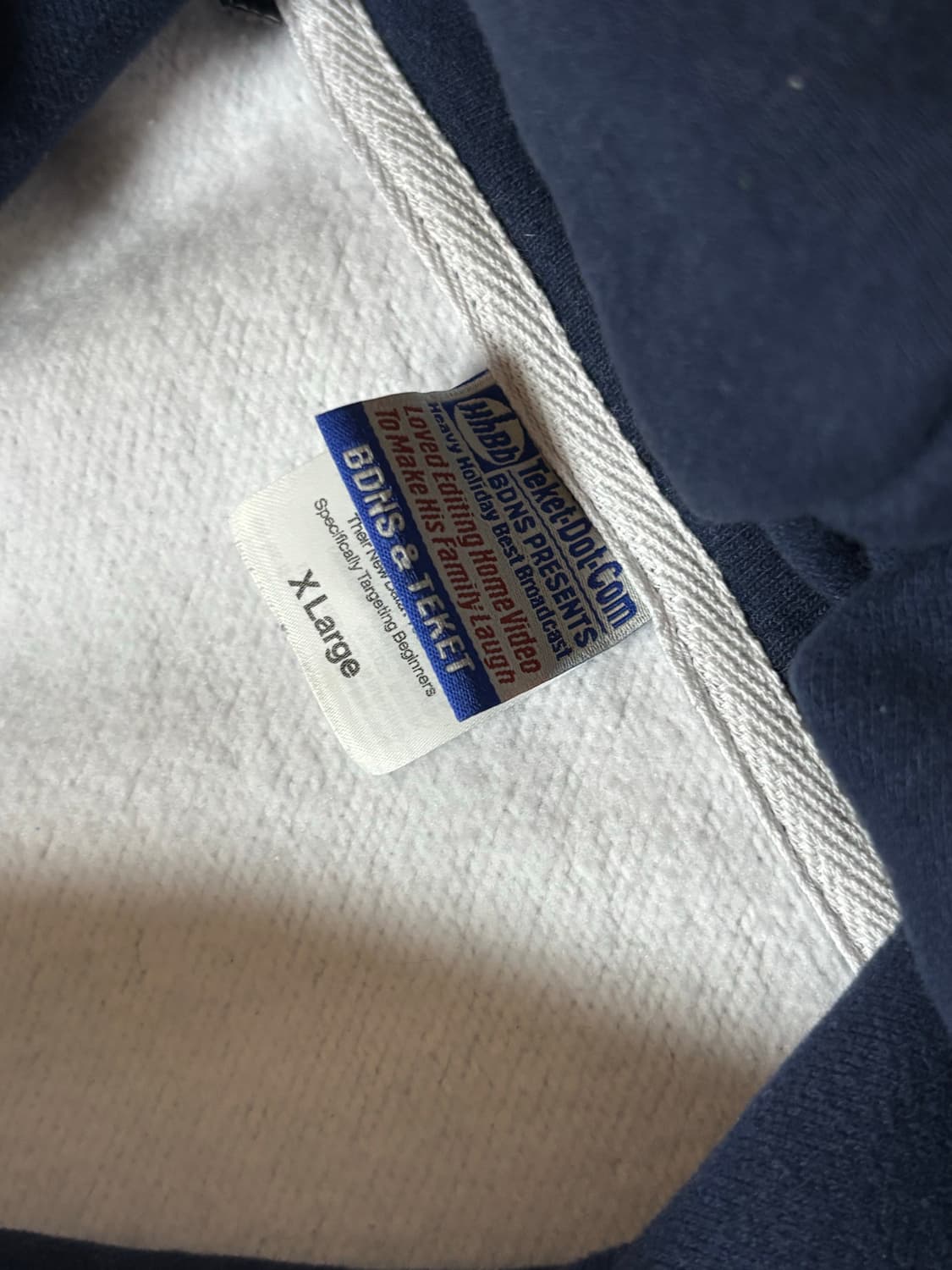 테켓 빠다너스 bdns후드집업 XL 상품이미지3