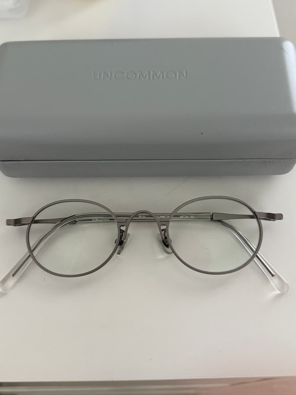 언커먼아이웨어 xp01 건메탈 안경 상품이미지1