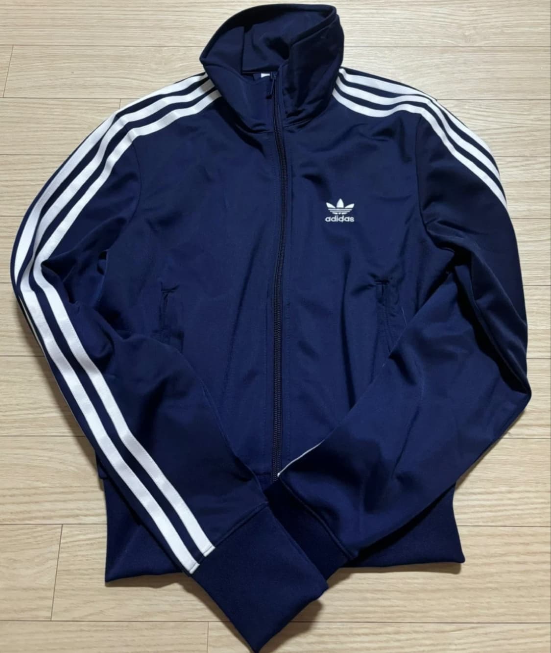 새상품ㅣ아디다스 우먼 져지 트랙탑 네이비 xs 상품이미지1