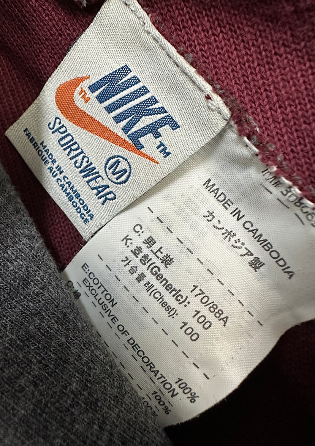 빈티지 나이키 양면 후드집업  상품이미지2