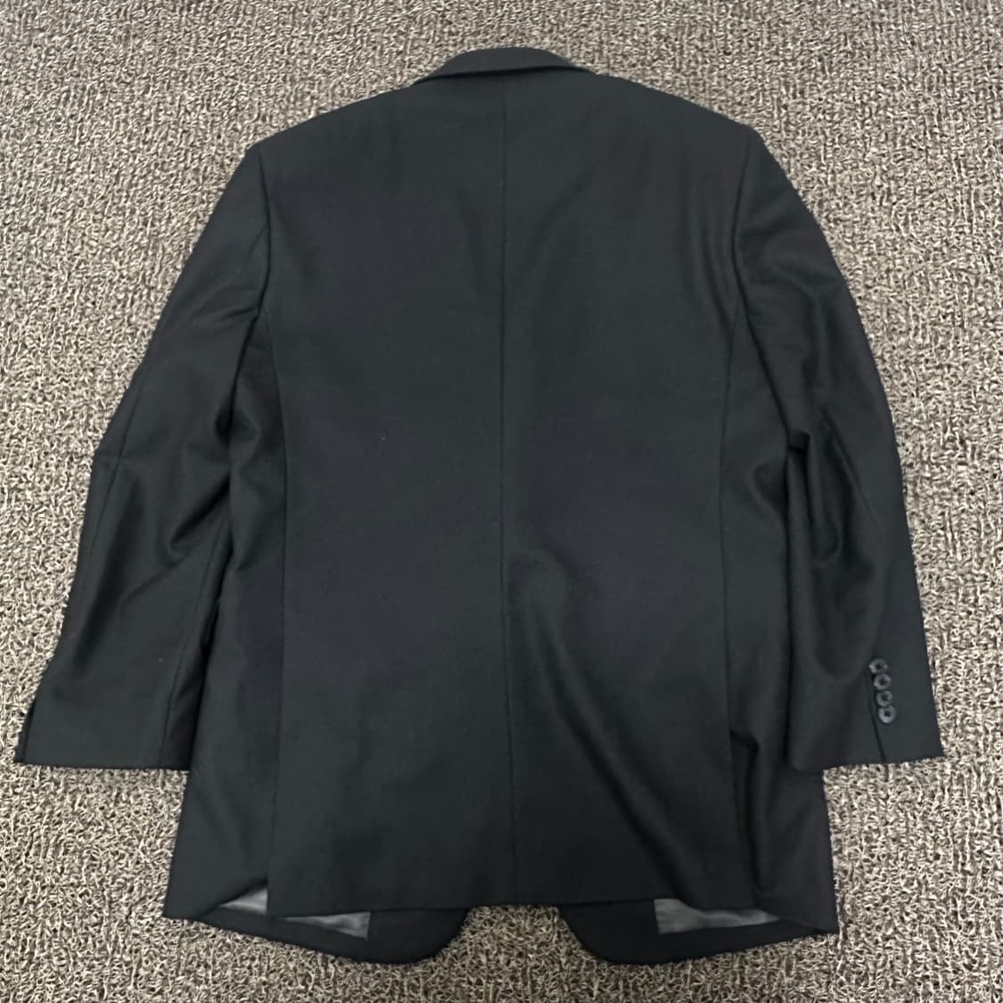 LUOMO 워모 프리미엄라인 캐시미어 울 정장 자켓 블랙 105(XL) 상품이미지4