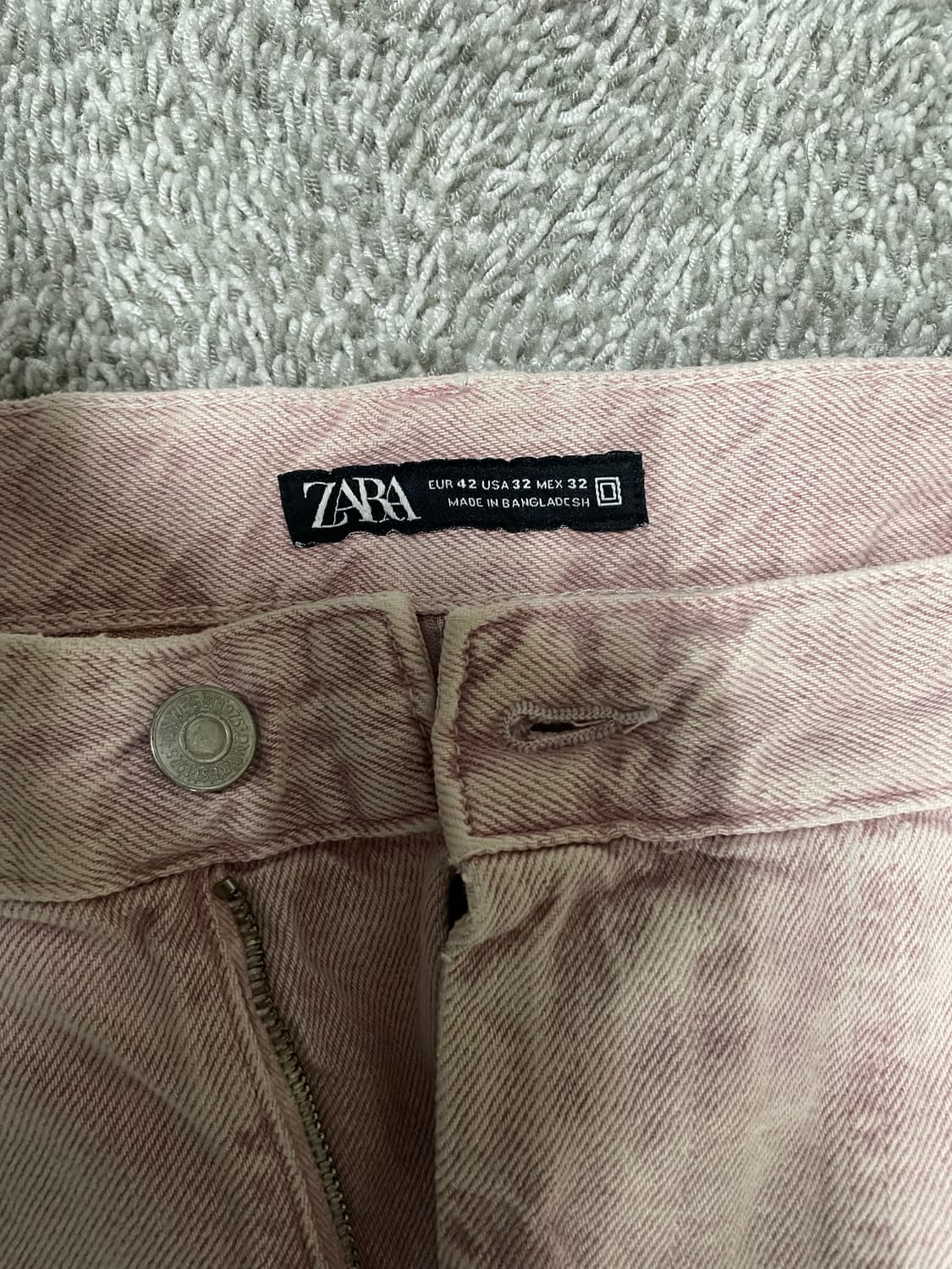 자라 카펜터팬츠 더스트 핑크 상품이미지3