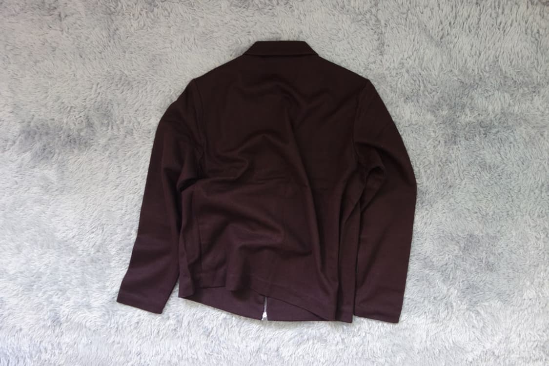 코스 cos 버건디 울 집업 자켓 상품이미지8