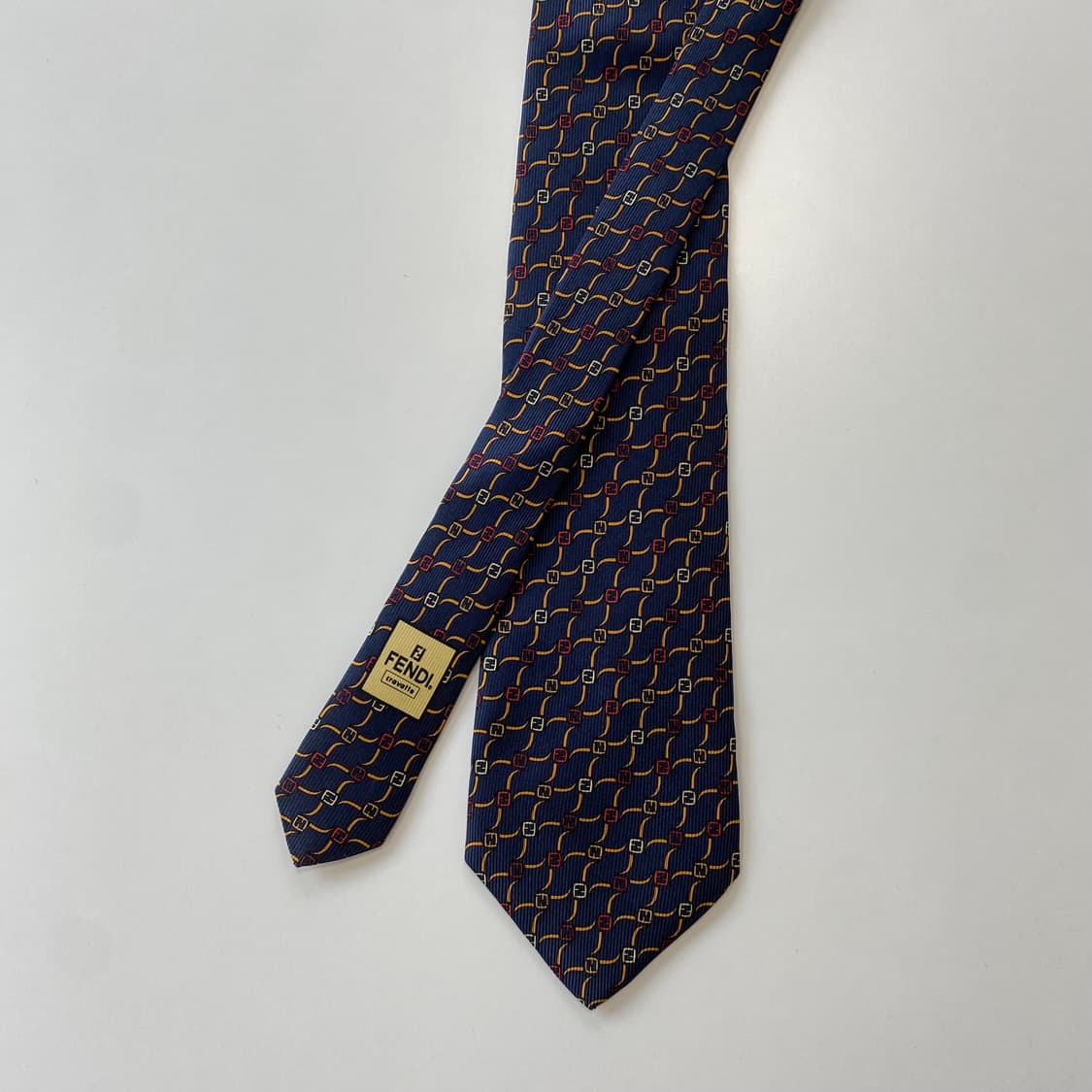 펜디 (FENDI) FF 모노그램 정품 명품 넥타이 상품이미지1