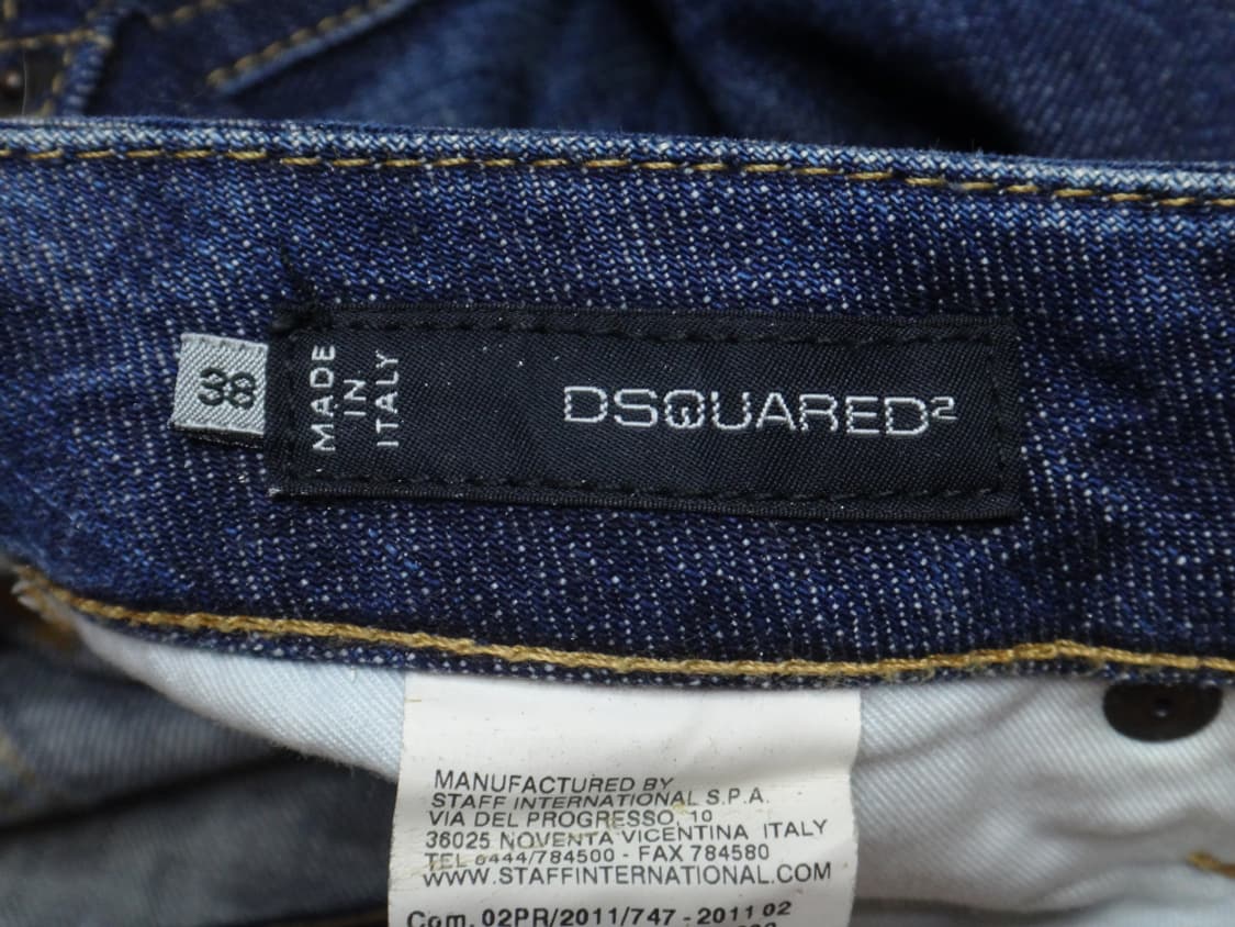 (38사이즈) 디스퀘어드2 여성 슬림 워싱 데님 팬츠 상품이미지8