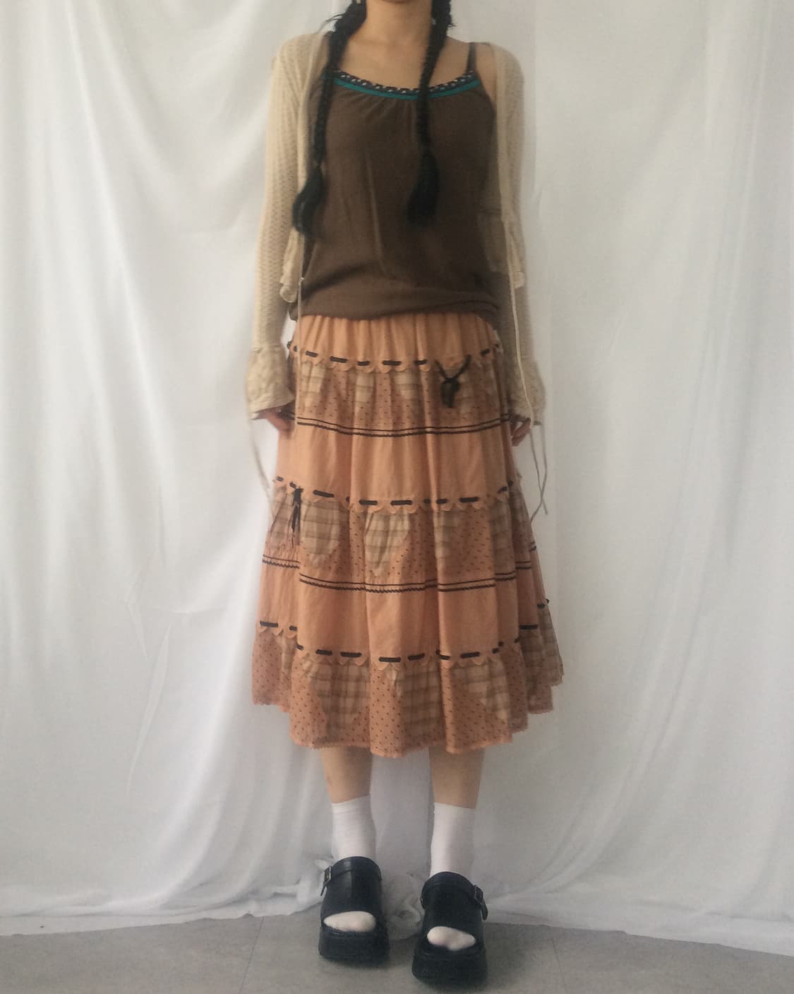 Beads line point sleeveless 상품이미지6