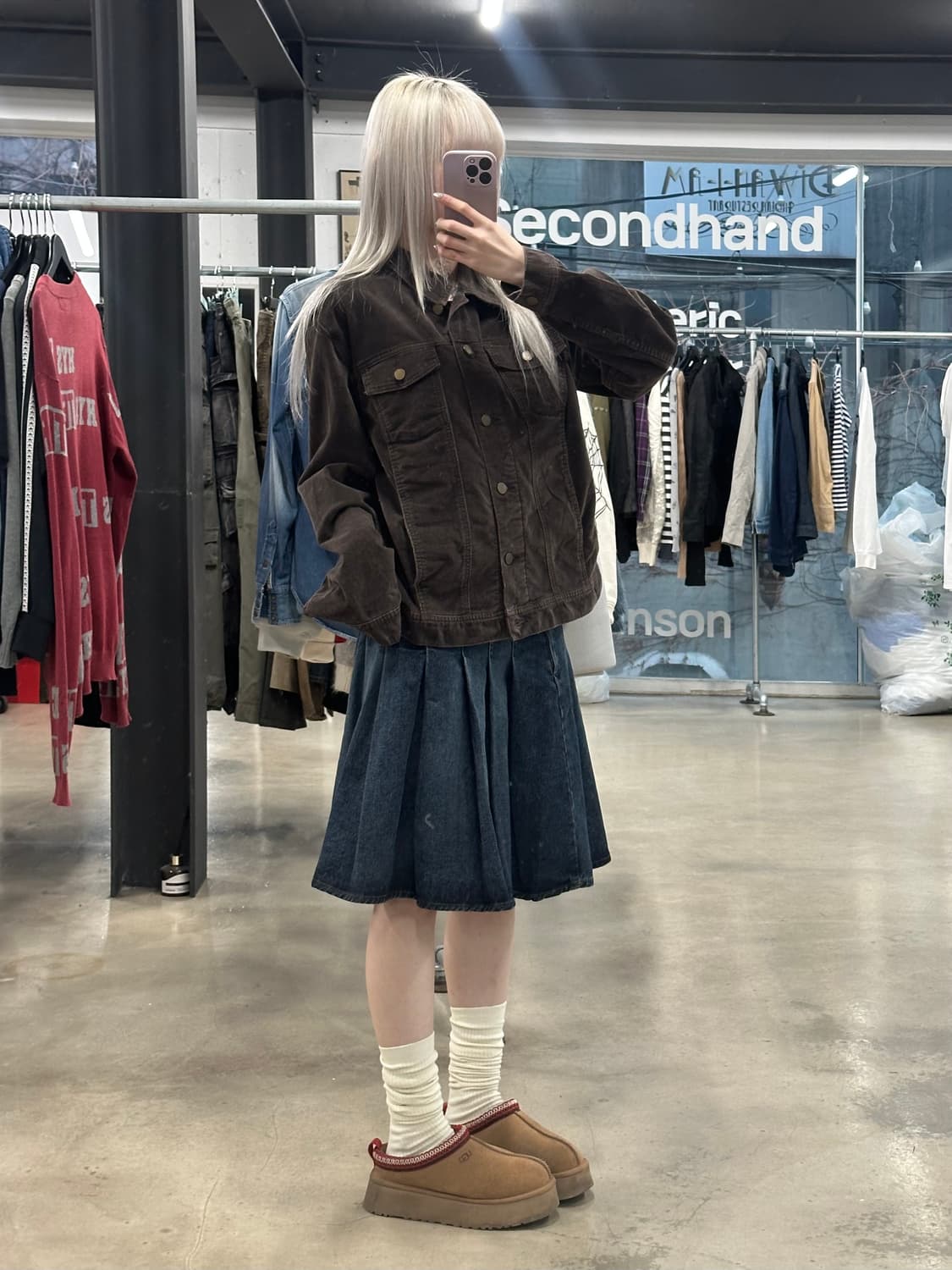 캘빈클라인 코듀로이 트러커 자켓 상품이미지1