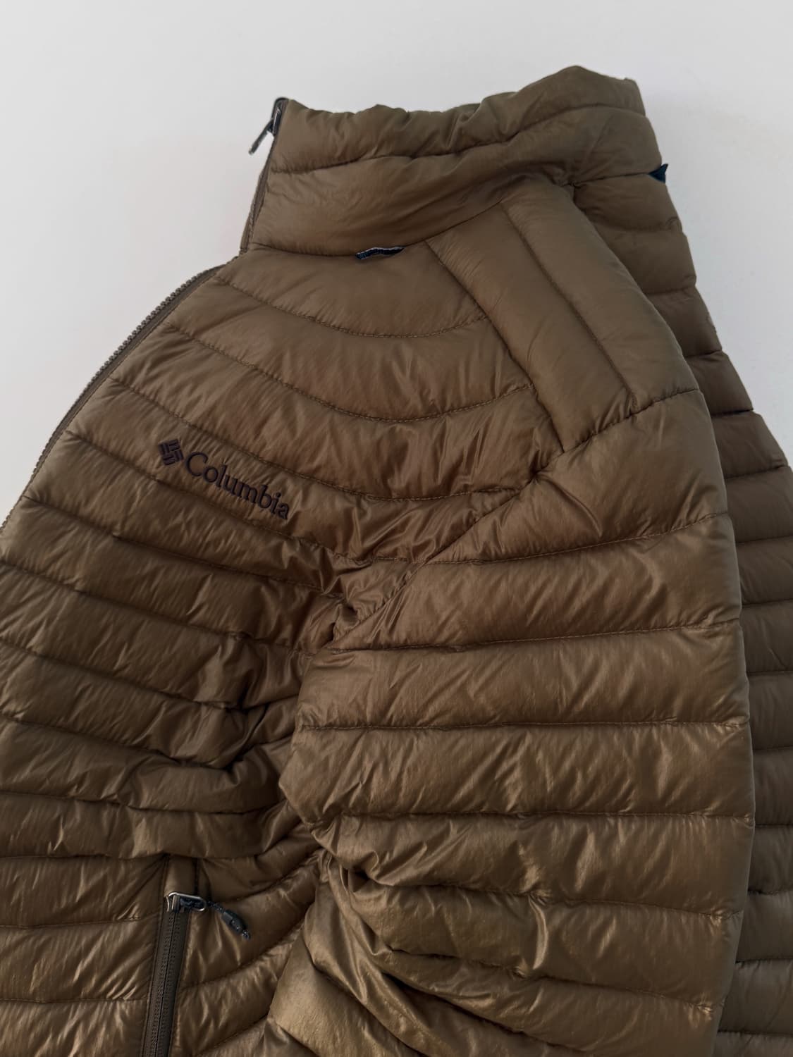 컬럼비아 루즈핏 옴니히트 경량 구스다운 패딩 자켓 상품이미지6
