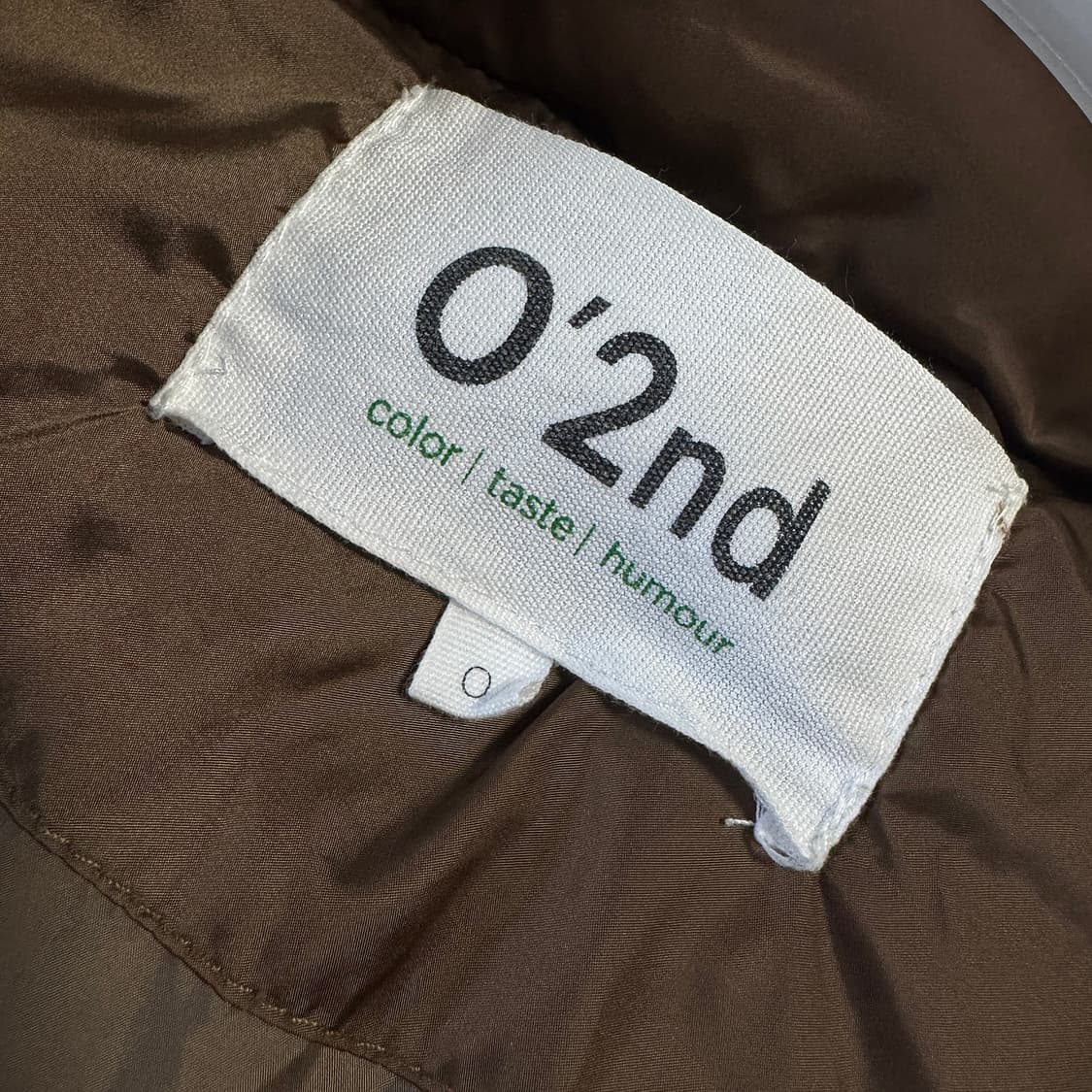 오즈세컨 폭스퍼 트리밍 구스 다운 패딩 조끼 상품이미지2