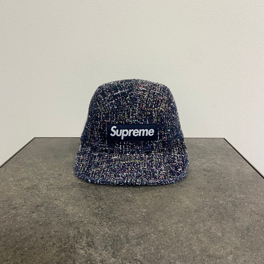 (OS) 슈프림 박스로고 캠프캡 모자 인디고 데님 상품이미지1