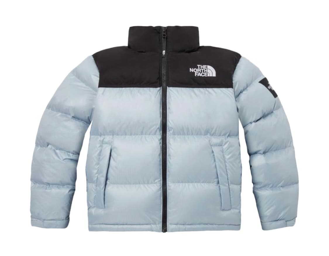 (급처,2월10일까지)노스페이스 화이트라벨  눕시 다운 자켓 스카이 블루 상품이미지1