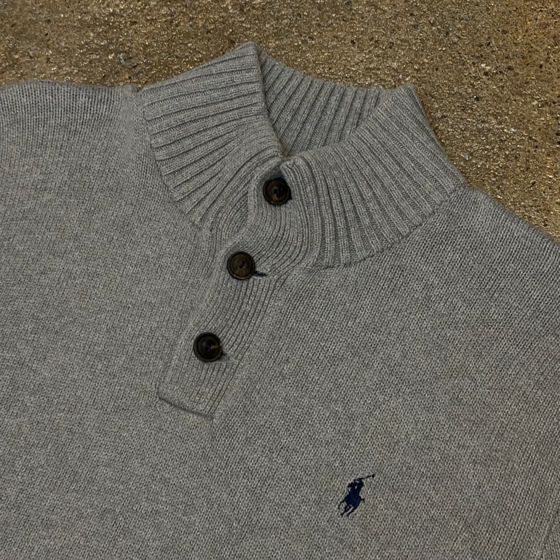 10s 미국 빈티지 폴로랄프로렌 버튼 터틀넥 니트 상품이미지4