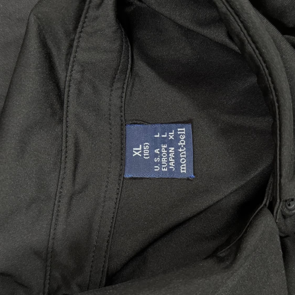 [XL] 몽벨 기능성 블랙 반팔 폴로 카라 반팔티 상품이미지6