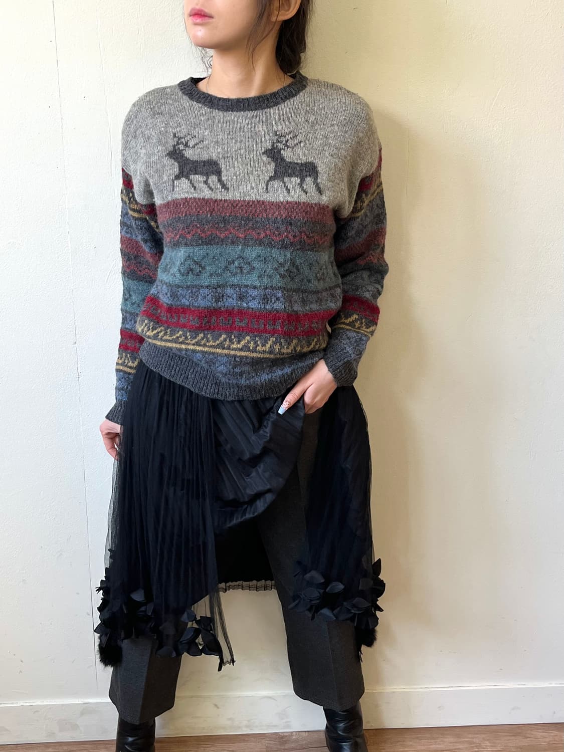 KENZO 페어아일 스웨터 상품이미지4