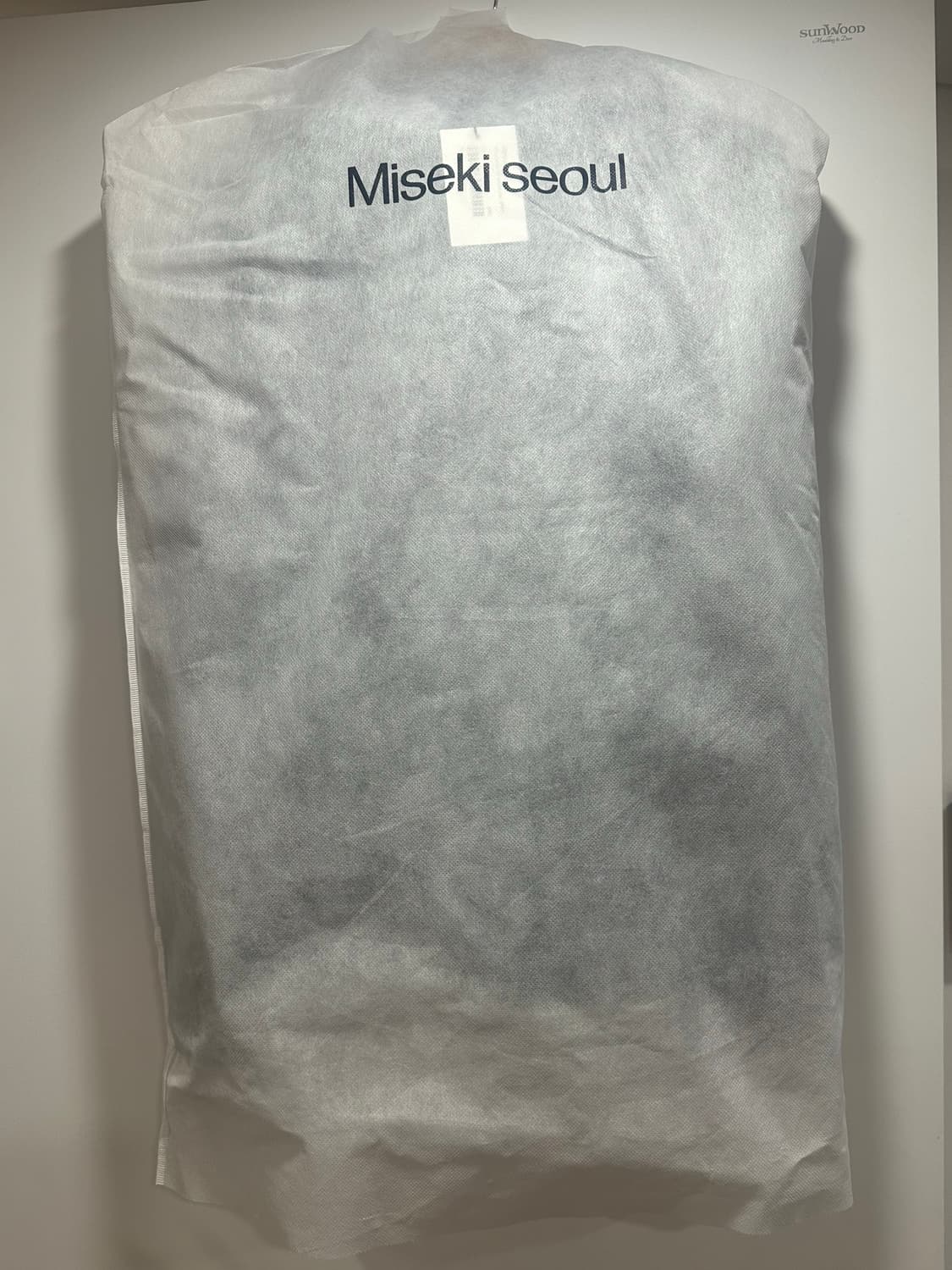 MISEKI SEOUL 미세키서울 후드 더블 버튼 코트 차콜 상품이미지9