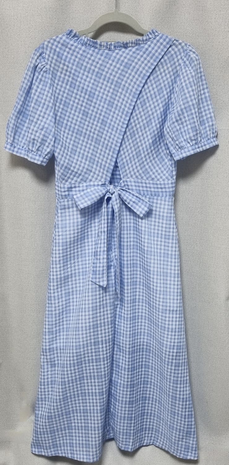 뒷리본 트임 롱 원피스 상품이미지3