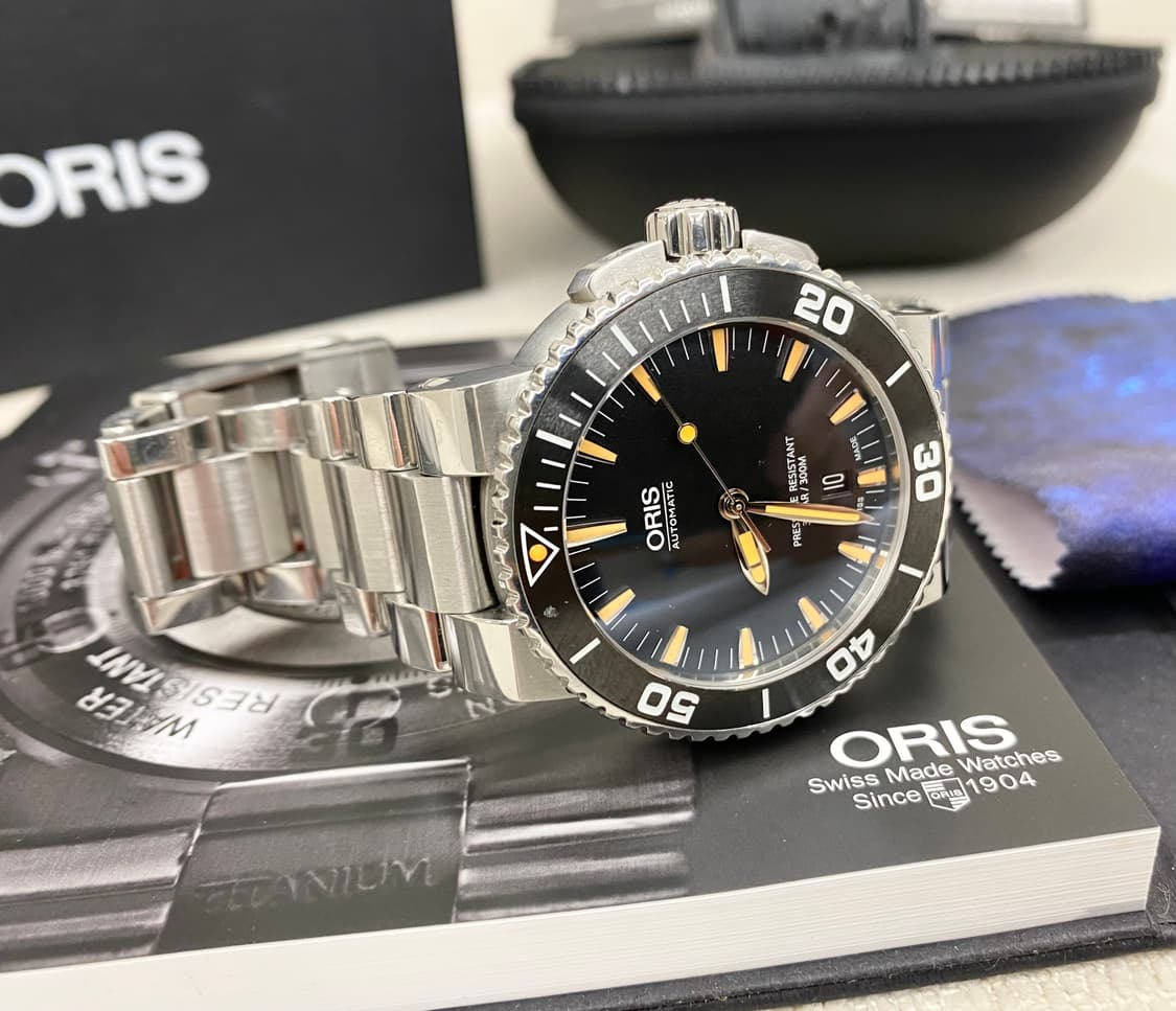 오리스 애커스 검주 43mm 오토메틱 남성용 스틸 상품이미지5