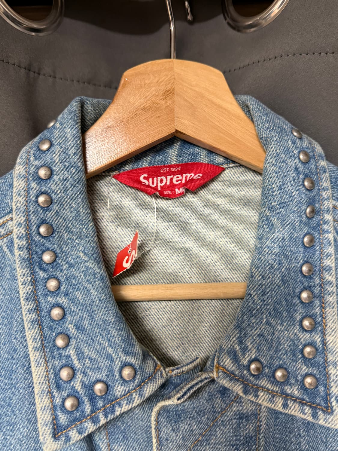 슈프림 스터드 데님 자켓 M 상품이미지4