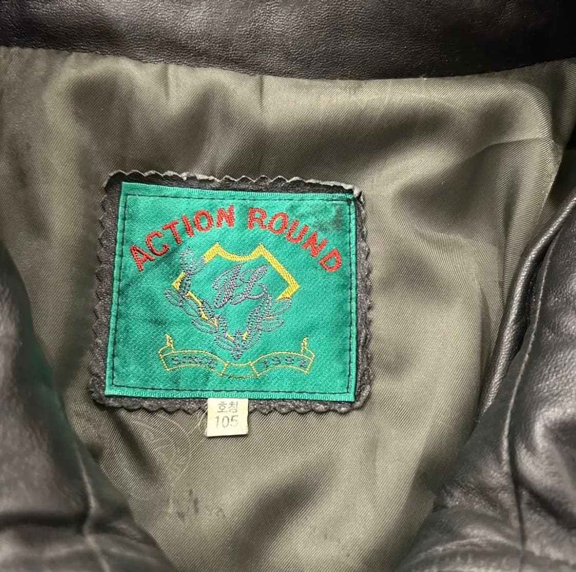 램스킨 붐버자켓 빈티지 105-110 상품이미지5