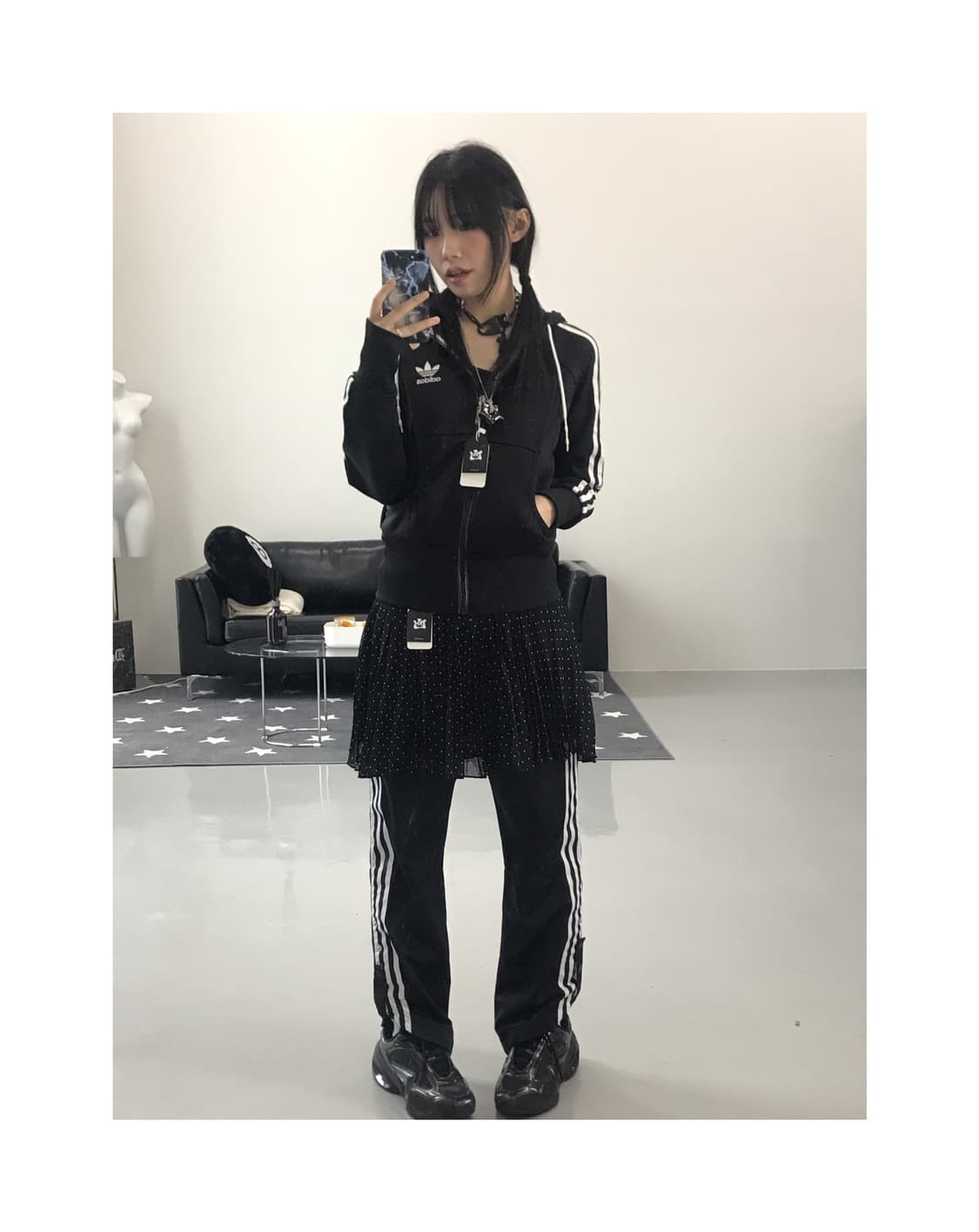 Adidas Black Pocket Girl Codiset(3pc) 상품이미지1