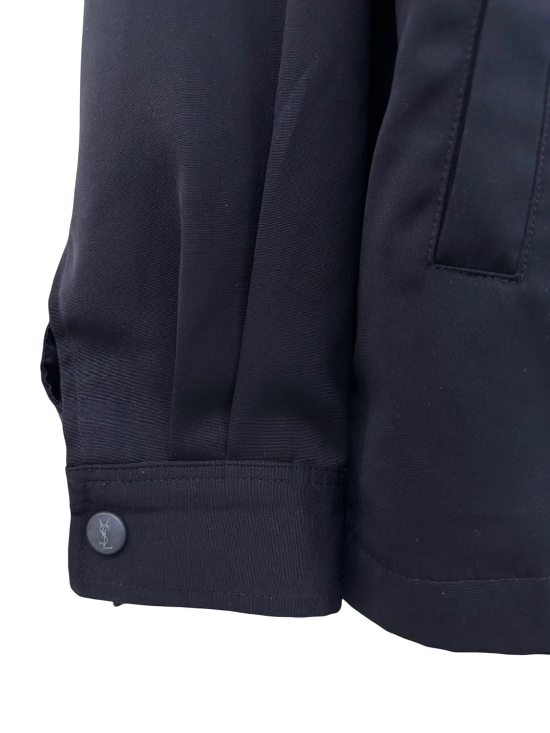 00년대 YSL 생로랑 해링턴자켓 블랙네이비 (L)  상품이미지7