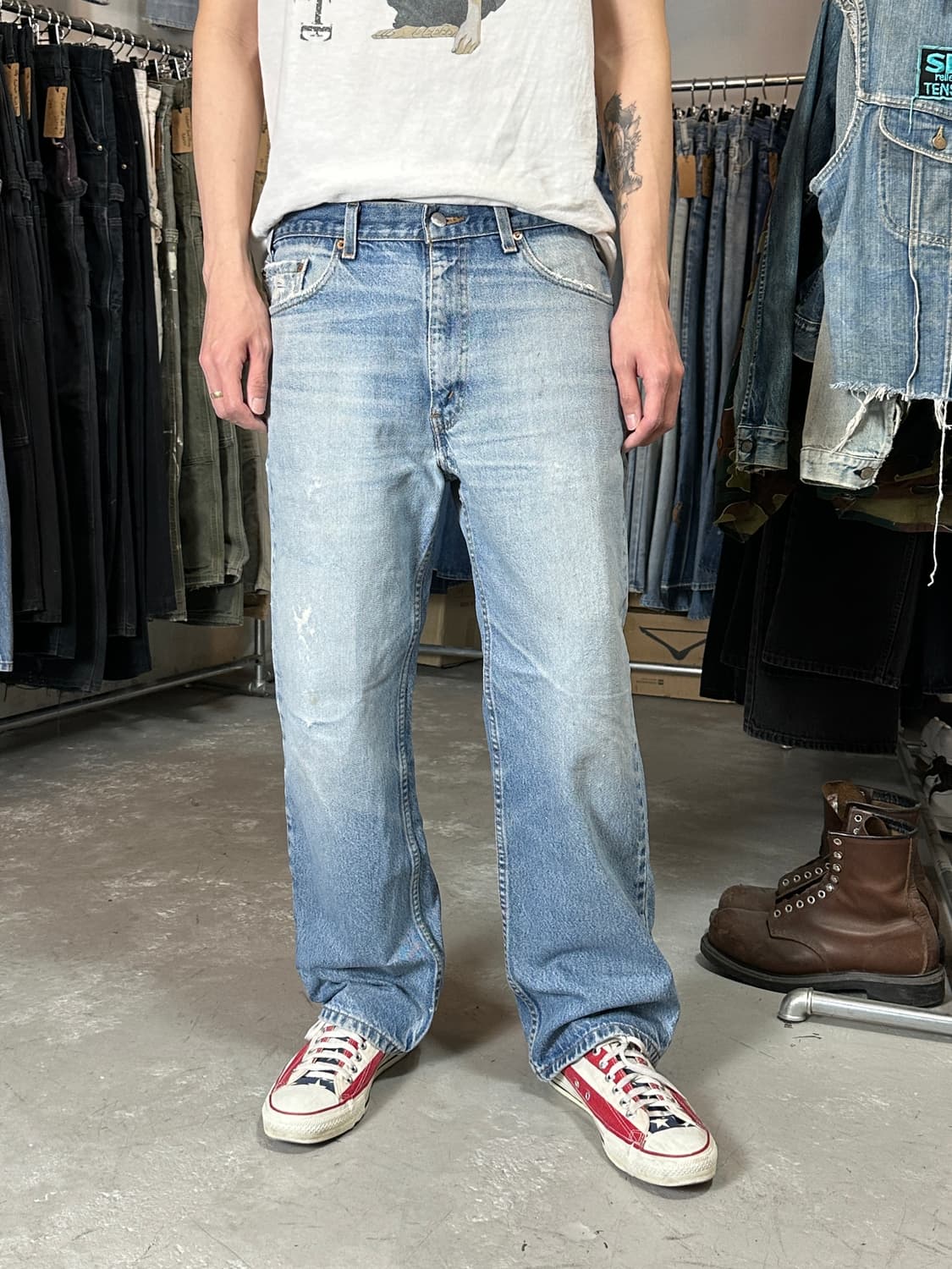 90's USA Made 빈티지 리바이스 517 부츠컷 상품이미지3