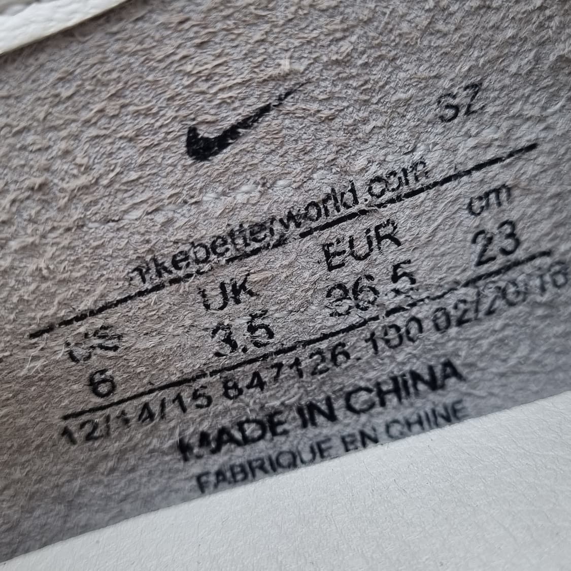 나이키 코르테즈 흰색 운동화 230 상품이미지6