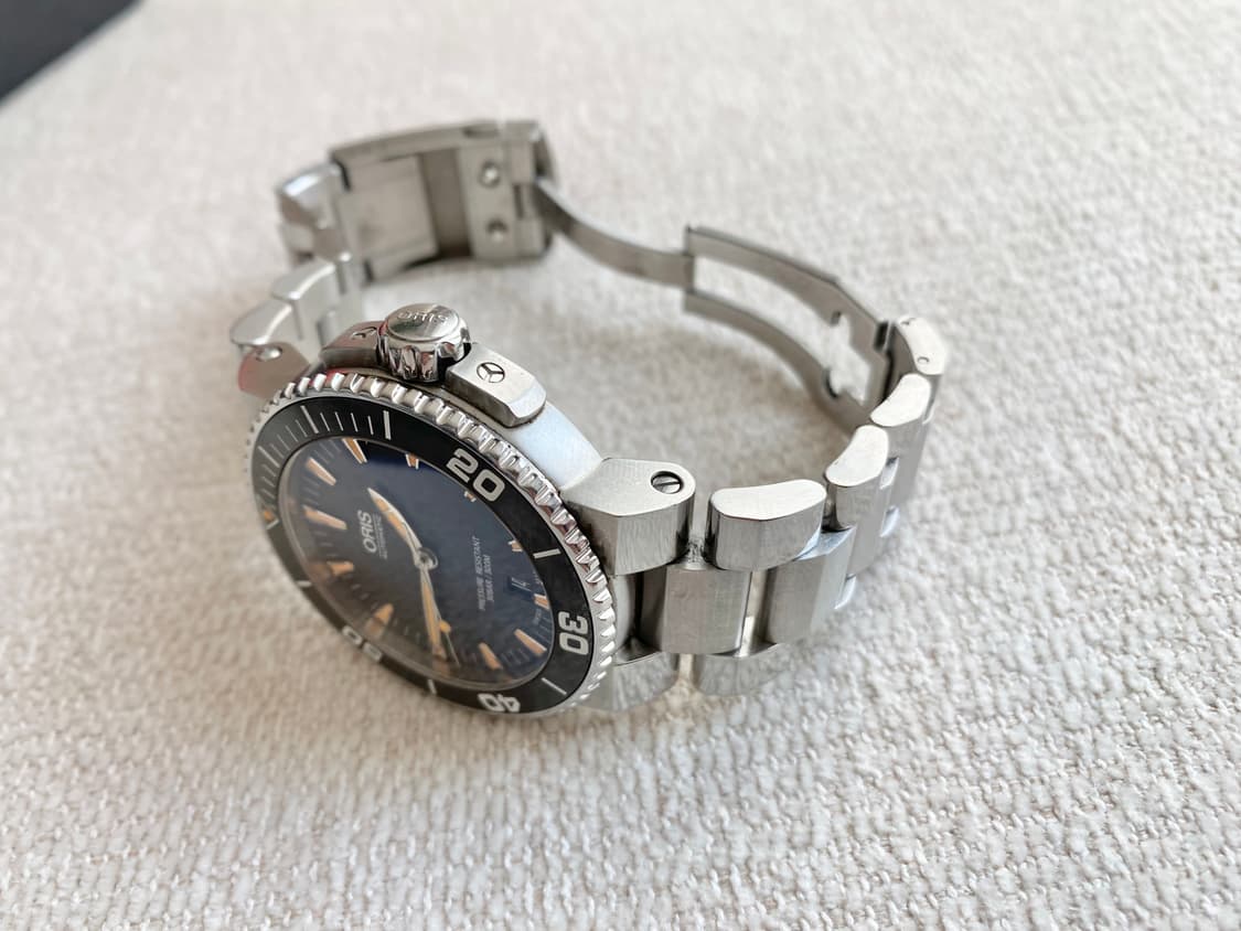 오리스 애커스 검주 43mm 오토메틱 남성용 스틸 상품이미지6