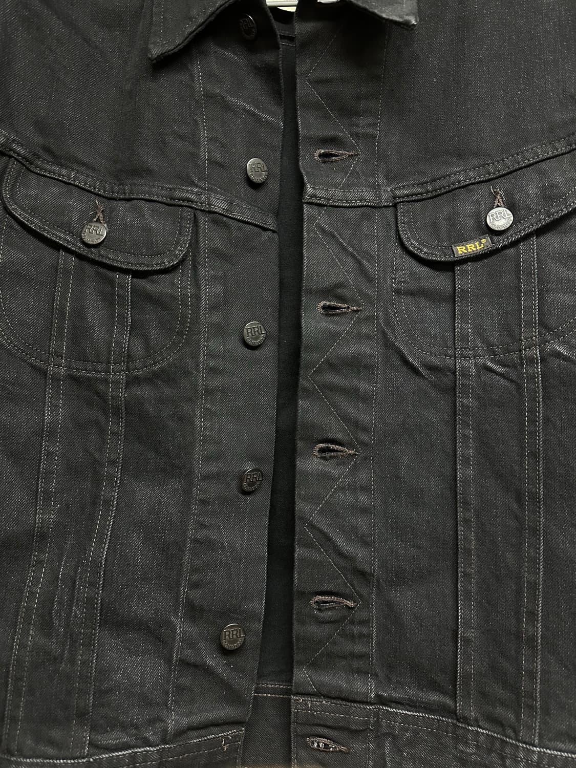 RRL 더블알엘 lot 271 블랙 데님 자켓 M(멕시코산) 상품이미지4