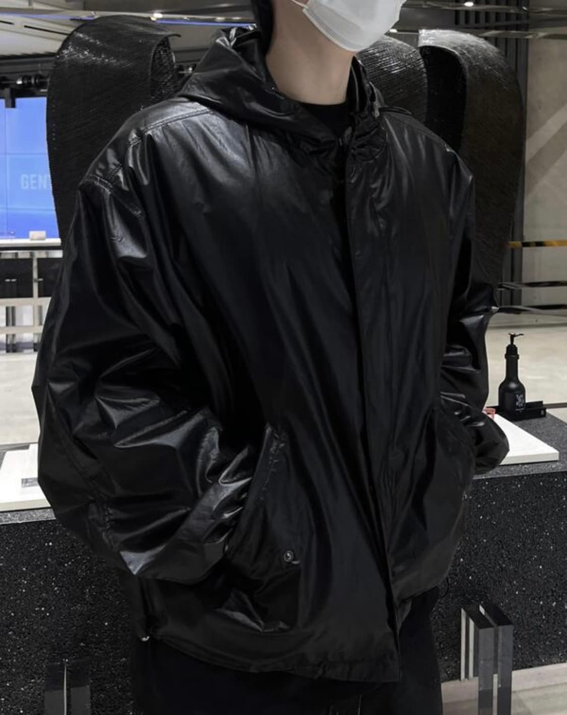 DISCERNMENT Coating hood windbreaker 상품이미지2