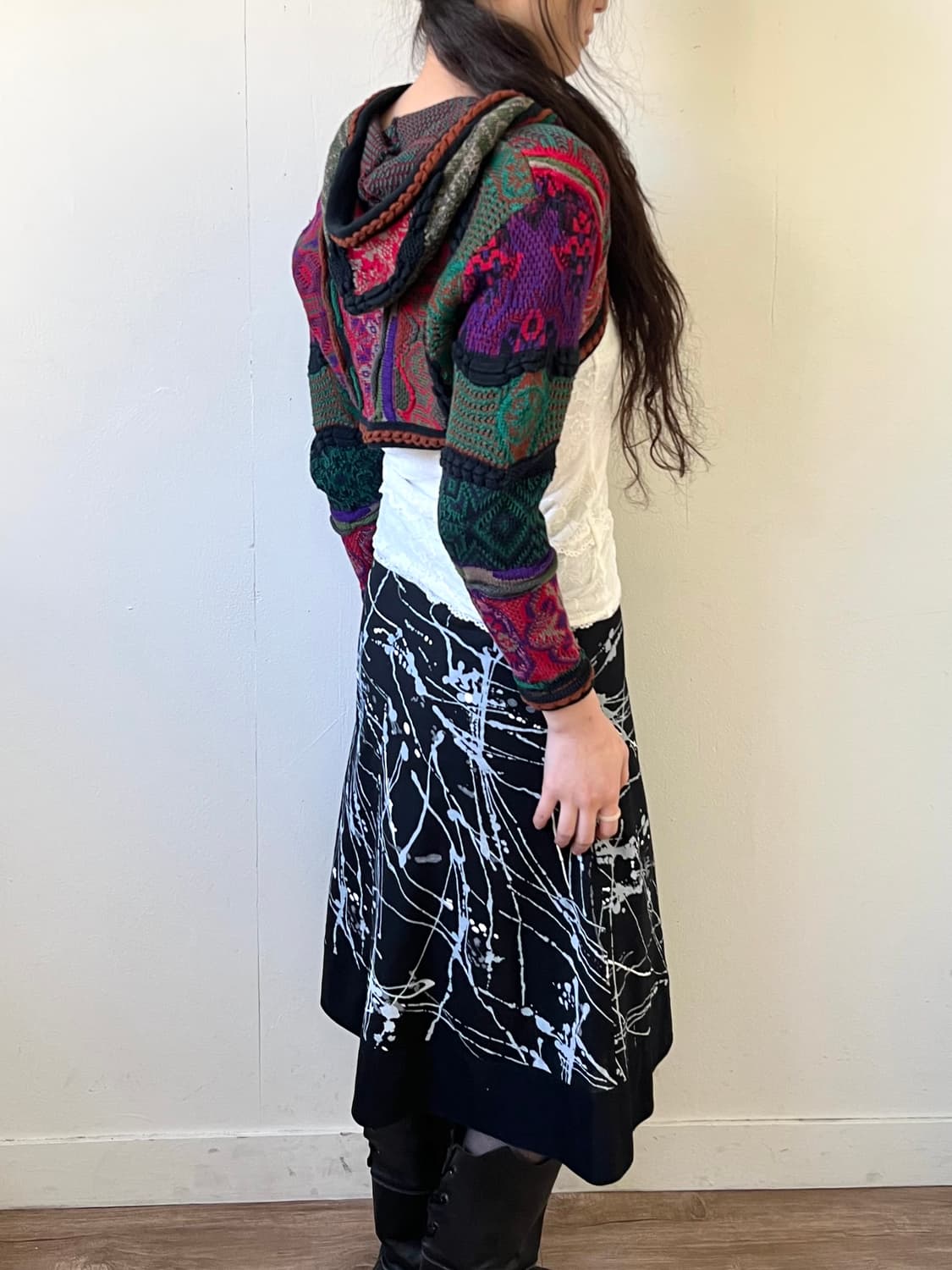 COOGI 케이블 후드 볼레로 상품이미지5