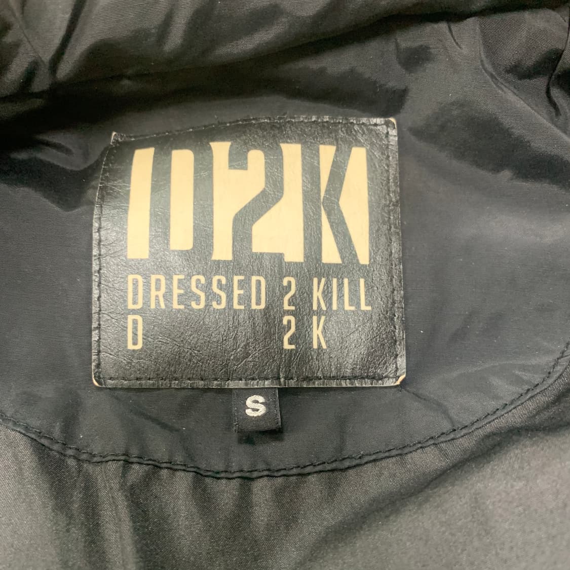 S)드레스투킬(D2K) 퀼팅 레이싱점퍼 상품이미지3