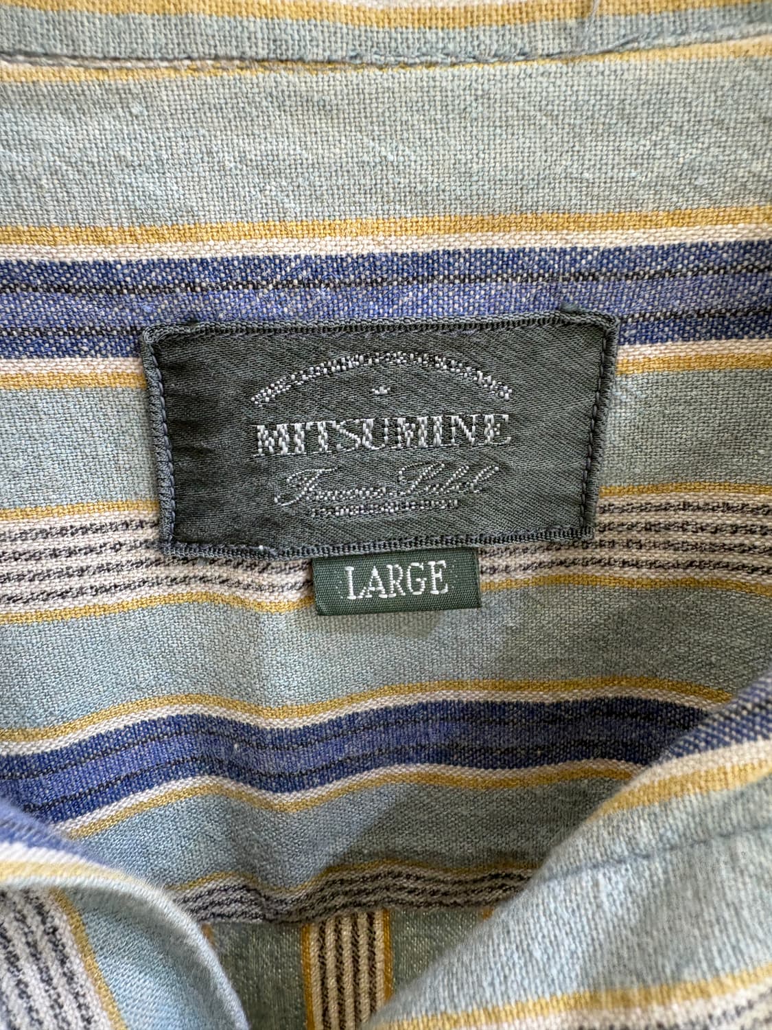 MITSUMINE 스트라이프 셔츠 상품이미지6